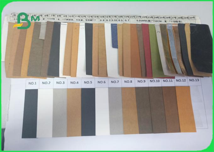 Χρώμα που προσαρμόζονται και σταθερό Washable έγγραφο του Κραφτ για την κατασκευή τσαντών