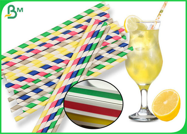 Το FDA ενέκρινε το φυσικό Kraft ρόλο εγγράφου βαθμού τροφίμων 60g 120g για την παραγωγή των ριγωτών αχύρων