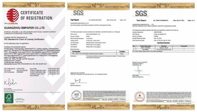 Το FSC & SGS ενέκριναν το ζωηρόχρωμο Αντιαεροπορικό Πυροβολικό/το AA βαθμού χαρτονιού με 1MM 1.28MM 2MM 3.2MM