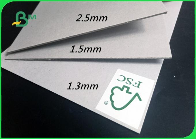 Ποιοτική σταθερότητα υποστήριξης FSC γκρίζος κρατώντας δεσμευτικός πίνακας 1,3 - 2.5mm για τη συσκευασία