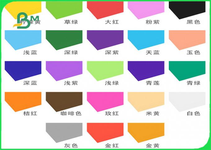 100% ξύλινου πολτού ομαλό χαρτί όφσετ επιφάνειας 80gsm πράσινο χρωματισμένο για DIY