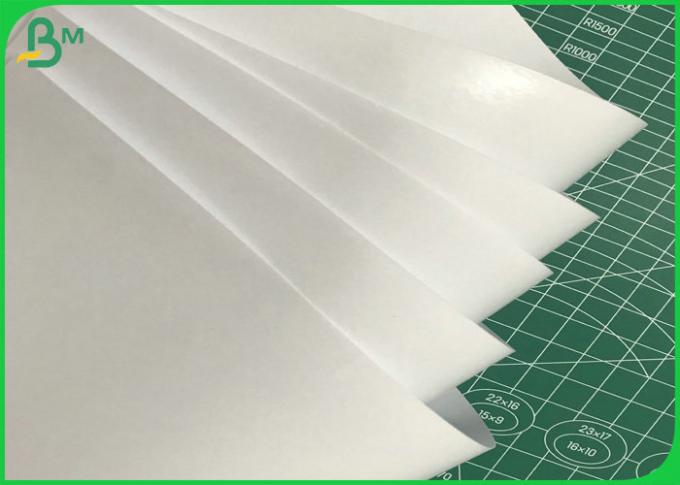 100% φυσικός πολτός ντυμένο άσπρο χαρτί χασάπηδων 70gsm + 10g PE για το τύλιγμα του κρέατος