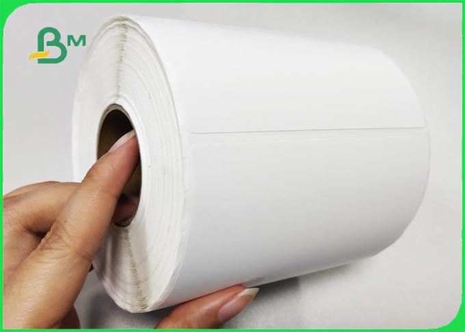 Άσπρη απόδειξη 40 εγγράφου PVC αυτοκόλλητων ετικεττών χρώματος θερμική * 30cm για την εκτύπωση κώδικα φραγμών