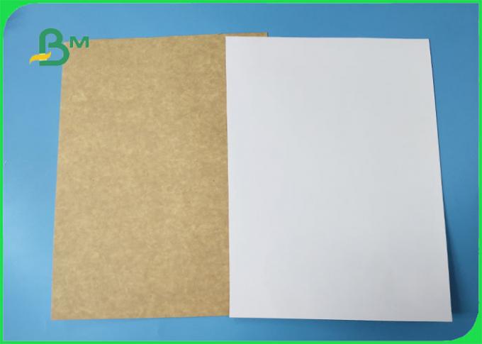 Επικυρωμένο FSC έγγραφο της Kraft αρνητικών πλευρών στα φύλλα μια πλευρά άσπρα 32 * 40»