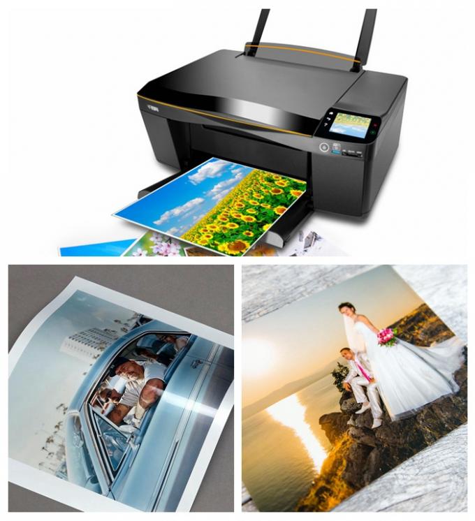 Υψηλός στιλπνός χυτός ρόλος εγγράφου φωτογραφιών επένδυσης για τους εκτυπωτές 24 Inkjet» * 30m