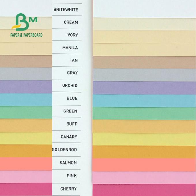 Χρωματισμένο εργασίες χαρτί βιοτεχνίας καρτών του Μπρίστολ χρώματος ξύλινου πολτού της Virgin