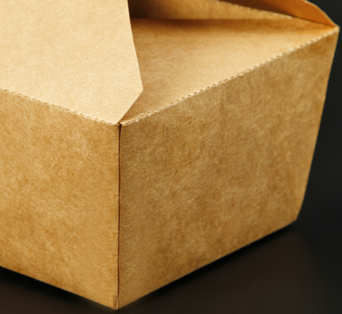 Καφετί έγγραφο 270gsm της Kraft βαθμού τροφίμων με το PE 15gsm που ντύνεται για το ξηρό κιβώτιο τροφίμων Καφετί έγγραφο 270gsm της Kraft βαθμού τροφίμων με το PE 15gsm που ντύνεται για το ξηρό κιβώτιο τροφίμων