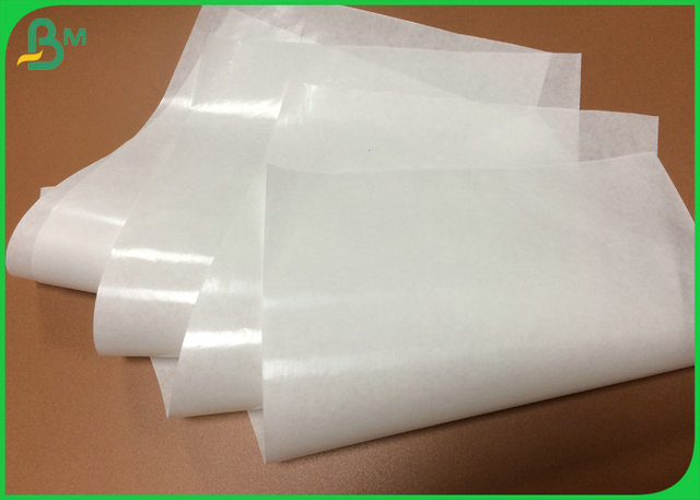 Βαθμός τροφίμων ντυμένο άσπρο έγγραφο της Kraft PE 40gsm + 10g υλικό για το τύλιγμα χάμπουργκερ