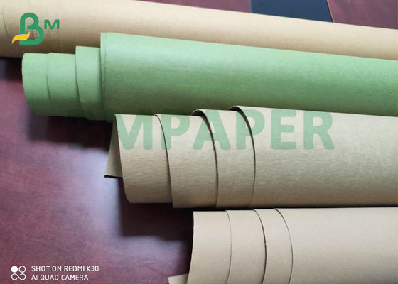Φυσικό ζωηρόχρωμο Washable Kraft ύφασμα εγγράφου DIY με την εκτύπωση μεταξιού