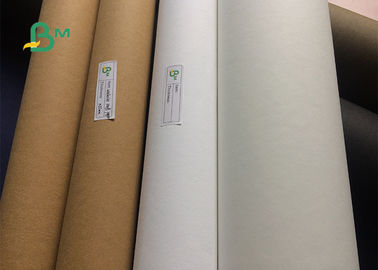 0.55mm πάχους πολυ ύφασμα εγγράφου της Kraft χρώματος φυσικό Washable για την τσάντα Tote