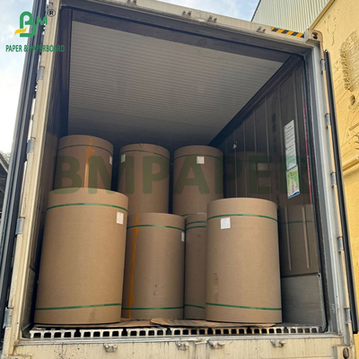 200g λευκό χαρτόνι Kraft για κεντρικό χαρτί Custom 300mm - 1800mm πλάτος ρολ