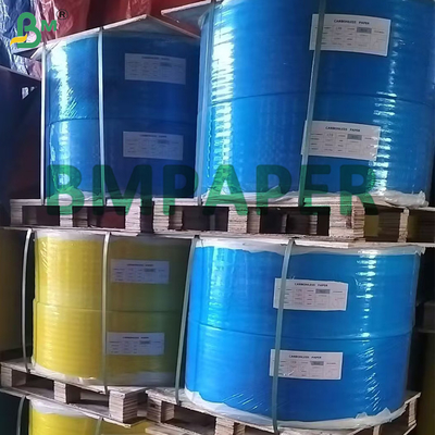 50-120gm Καθαρή εικόνα επικαλυμμένη άνθρακα NCR αντίγραφο χαρτί CB / CF / CFB κυλίνδρους για τιμολόγια και αποδείξεις εκτύπωση λογαριασμού