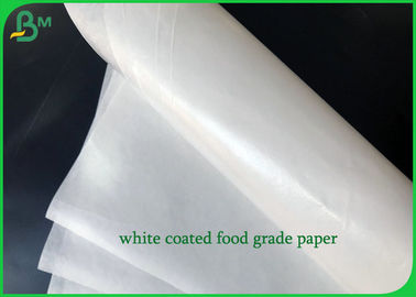 Άσπρο Kraft ρόλων εγγράφου βαθμού τροφίμων έγγραφο FDA 35g + PE 10g που ντύνεται για τη συσκευασία καραμελών