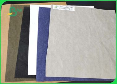 30 χρώματα 150CM Washable χαρτί της Kraft πολτού υφάσματος πλάτους για τις τσάντες και τη συσκευασία DIY