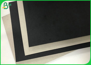 Άκαμπτο πλαισίων υλικό 1.5mm 2mm παχύ μαύρο αργίλου έγγραφο χαρτονιού αχύρου γκρίζο