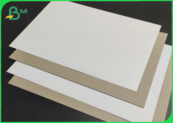 Ανακυκλωμένο άσπρο ντυμένο διπλό χαρτί πολτού 350gsm 450gsm για την κατασκευή κιβωτίων συσκευασίας