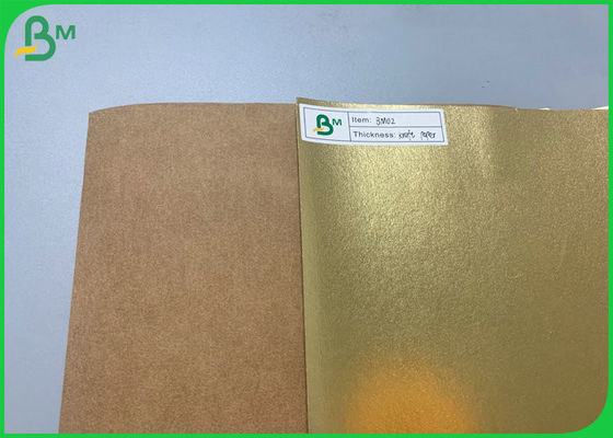 Στεγανοποιήστε 0.3mm το 0.55mm χρυσό έγγραφο της Kraft χρώματος Washable για την ανακυκλωμένη τσάντα
