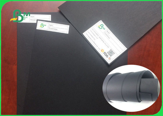 μαύρο χαρτόνι χρώματος 300g 350g 400g διπλό δευτερεύον μαύρο για τη συσκευασία κιβωτίων