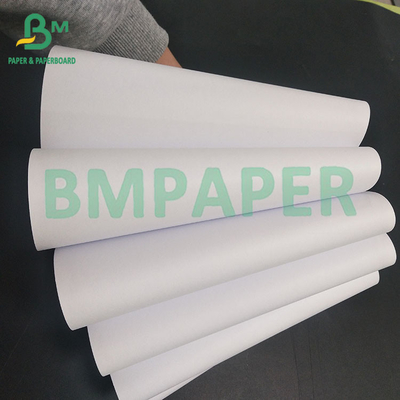 Παρθένος ξύλινος χαρτοπολτούς CAD 80gm Inkjet Plotter Laser Copy Paper 20Lb 24inch 150ft