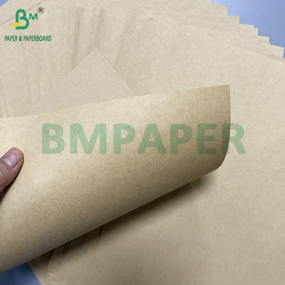 500 mm Υψηλή αντοχή 70 90 GSM Καφέ Καθαρό χαρτί Kraft Roll Packaging
