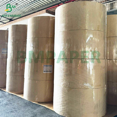 500 mm Υψηλή αντοχή 70 90 GSM Καφέ Καθαρό χαρτί Kraft Roll Packaging