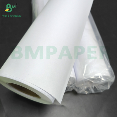 24lb επικαλυμμένο χρώμα Inkjet χαρτί ρολό φωτεινό λευκό χρώμα 24 &quot;x 150ft