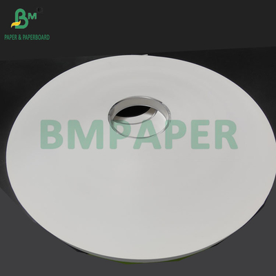 24gm 28gm Λευκό χαρτί περιτύλιξης από άχυρο 27MM x 5000M Καλή αντοχή στη σύσφιξη