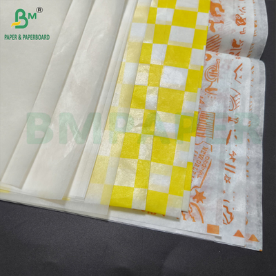 40 GSM Λευκός κερί χαρτί κυλίνδρους κερί από τις δύο πλευρές