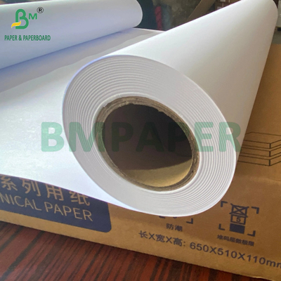 20lb Wide Format Paper για CAD Drawing 36 ίντσες x 150 πόδια 2' Core High White