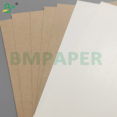 190gm+15gm PE επικαλυμμένα αδιάβροχα καφέ φύλλα χαρτιού για κύπελλα