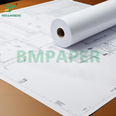 24" x 150" CAD 20lbs Bond Inkjet Wide Format Plotter Paper για το διάγραμμα 2′′ CORE