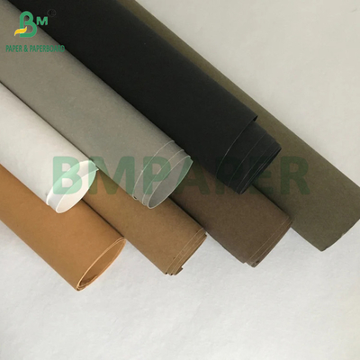 0.35mm 0,55mm Πλέσιμο Kraft χαρτί ύφασμα για Tote σακούλες Αδιάβροχο ράψιμο