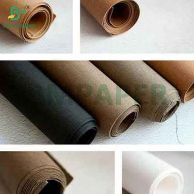 0.35mm 0,55mm Πλέσιμο Kraft χαρτί ύφασμα για Tote σακούλες Αδιάβροχο ράψιμο