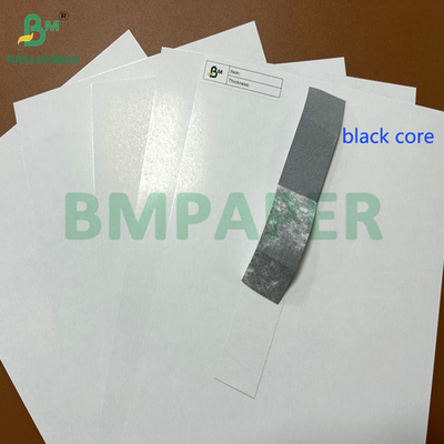 23x29' 310gr 330gr 2 πλευρικές επικάλυψεις Μαύρο χαρτί πυρήνα για εκτύπωση κάρτας παιχνιδιού