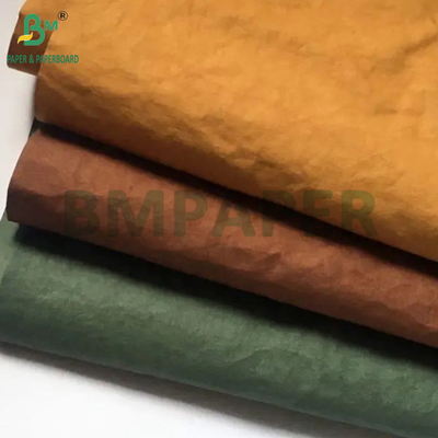 0.35mm 0.55mm Πλέσιμο χαρτί Kraft Tex για τσάντα Tote