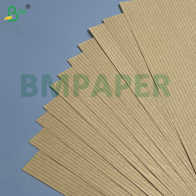 60gm Καφέ ριγέ Kraft Gift Wrap μονόπλευρο γυαλιστερό φινίρισμα Ανώτερη αντοχή Υψηλή αντοχή
