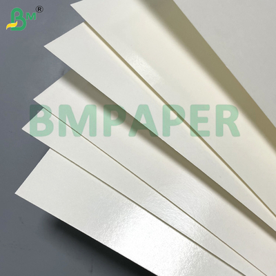 PET πετρέλαιο / Αδιάβροχο λευκό χαρτί πλάκα 280gm Για κουτιά γεύματος