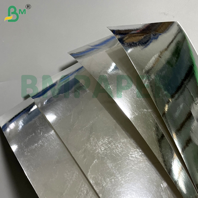 68g 70g Υψηλή δυσκαμψία και αναδιπλούμενη δυνατότητα Ασημένιο μεταλλικό χαρτί για καλλυντικές συσκευασίες