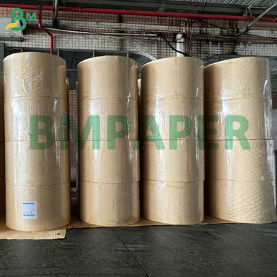 Χάρτης Kraft με ράβδους υφή 40gm Μία πλευρά μηχανή γυαλιστερή γυαλιστερή για τυλίγμα