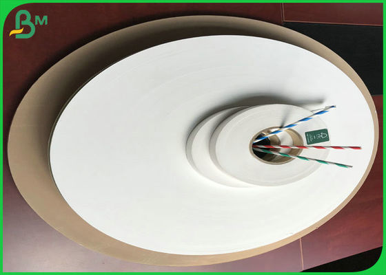 Eco - φιλικός ρόλος εγγράφου αχύρου 13.5mm 14mm 15mm 60gsm 120gsm για τα αβλαβή άχυρα