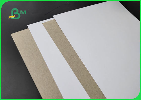 Γκρίζα πίσω στιλπνή πλευρά FSC 250/300/400gsm C1S με το λευκό 1mm 2mm 3mm