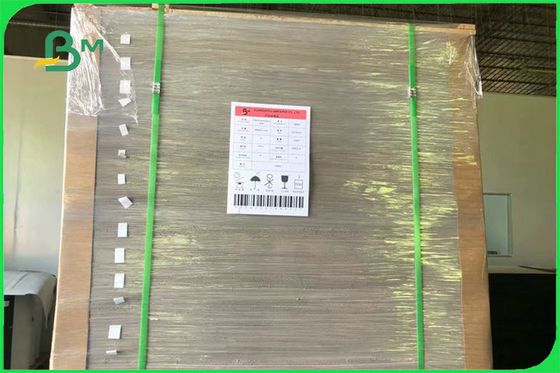 Ανακυκλωμένος μια πλευρά έντυσε το λευκό γκρίζο πίσω διπλό πίνακα για το κιβώτιο FSC συσκευασίας