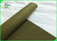 Πράσινο χρώμα 0.55mm προσαρμοσμένο μαλακό washable έγγραφο του Κραφτ για το σχέδιο τσαντών