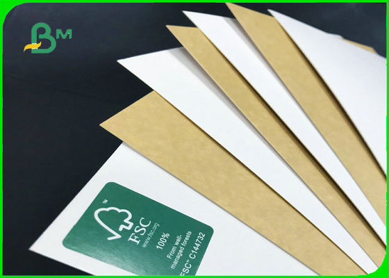 Ξύλινος πολτός 250gsm της Virgin - άσπρη τοπ Kraft πλάτη 360gsm για τα κιβώτια τροφίμων
