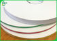 15mm πλάτους 60gsm καθαρό χρώματος έγγραφο της Kraft ρόλων άσπρο για την κατανάλωση του σωλήνα αχύρου εγγράφου