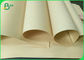 Eco - φιλικό καφετί χαρτί της Kraft για τους φακέλους 70 τσαντών - πολτός μπαμπού 100gsm