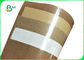 70gsm ντυμένο PE καφετί Kraft έγγραφο 80gsm + 10g για την τσάντα πρόχειρων φαγητών αδιάβροχη