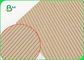 Ενιαίο ζαρωμένο χαρτόνι προσώπου για τις τέχνες DIY επίπεδη επιφάνεια 110gsm + 120gsm