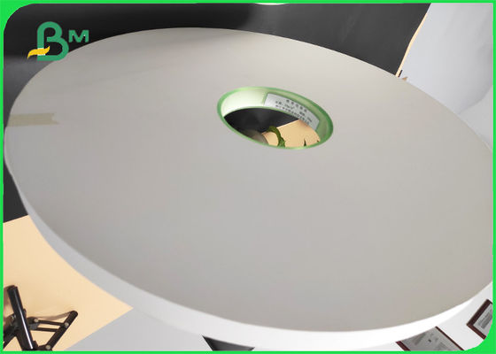 Άσπρο χρώμα 27mm εγγράφου τυλίγματος αχύρου θερμότητας Sealable 28gsm πλάτος