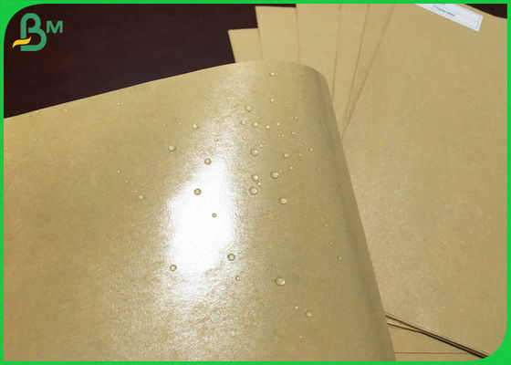 Αδιάβροχο καφετί Kraft έγγραφο 150gsm με το PE που ντύνεται για την τσάντα καρυδιών